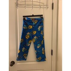Cartoon Network Adventure Time Boys Fleece Pajama Pants Size XS 4 Multicolor